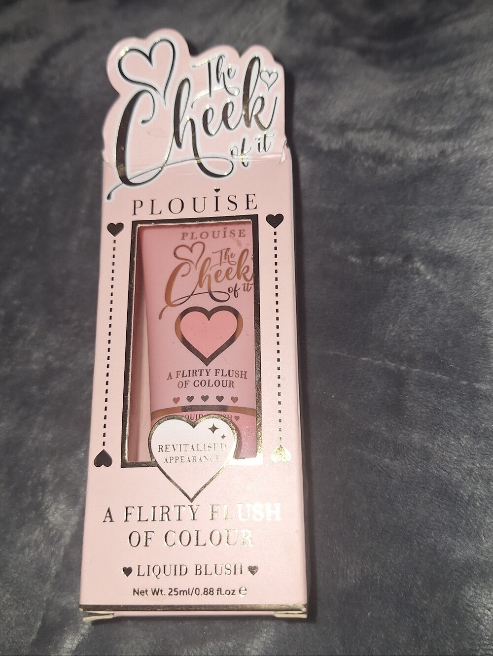 New P. Louise~The Cheek Of It~Liquid Blush~Peach Puff~A Flirty Flush Of Colour